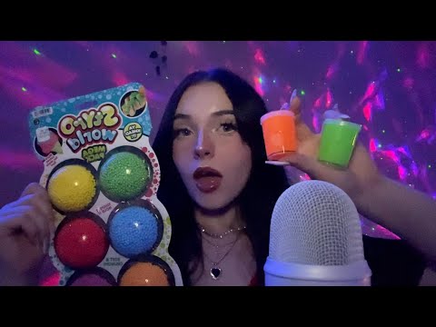 ASMR | Relaxing Sticky Sounds | Slime & Foam