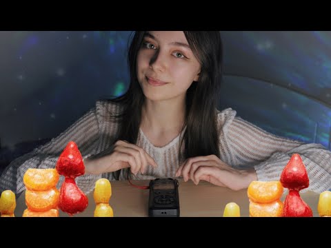 ASMR 🍇 TANGHULU CANDIED FRUITS 🍓ИТИНГ ЯГОДКИ В СТЕКЛЕ