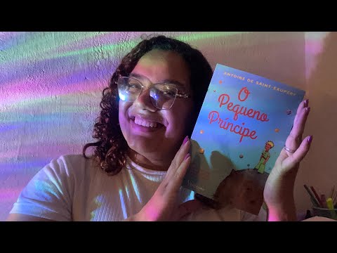 ASMR com LEITURA do PEQUENO PRÍNCIPE  **BEEEM** RELAXANTE 😍💕