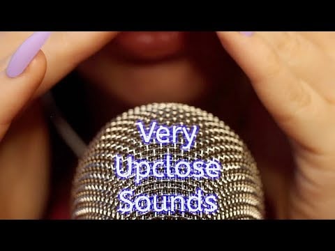 ASMR ✨VERY UPCLOSE Mouth Sounds, Whispering, Mic Pumping, Hand Sounds, Brushing✨