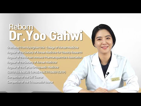 [REBOM health signal ver.6] Self-introduction of Korean Medicine Doctor Gahwi_Yoo