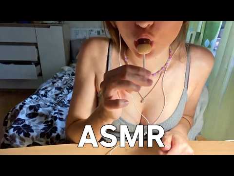🍭Lollipop🍭 Licking and Mouth Sounds ASMR NO TALKING