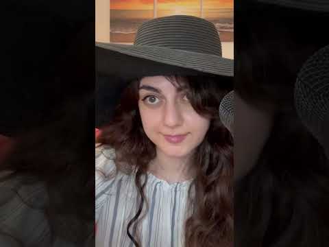 Surprisingly satisfying sun hat?! #asmr #asmrsounds #asmrvideo #asmrcommunity #asmrsleep #shorts