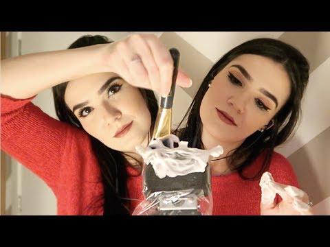 ASMR: ESPUMA NO MICROFONE, TAPPING E FALA BAIXA - Naiane