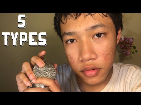 ASMR 5 Types of Mouth Sounds