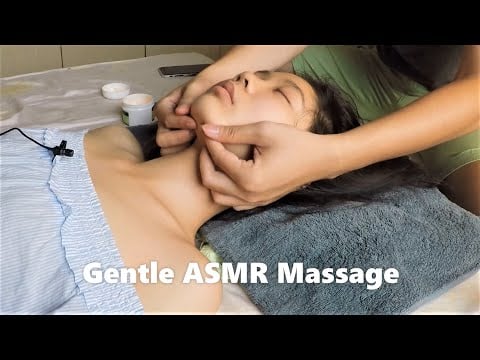 Soothing & Gentle ASMR Massage for Face, Neck & Shoulder | Hey YT just a Normal Massage ASMR!!!