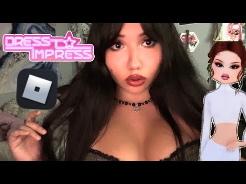 ASMR playing dress to impress (again)! ୧ ‧₊˚ 🍓 ⋅ ☆