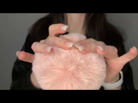 ASMR Fluffy Mic Scratching with Mic Blowing for Sleep, Relax