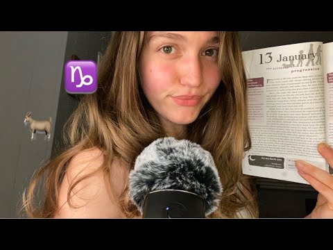 ASMR January 13th Birthday Astrology Reading