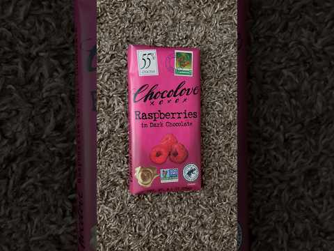 ASMR Tapping On Chocolove - Raspberries In Dark Chocolate | (No Talking) #ASMR #Shorts