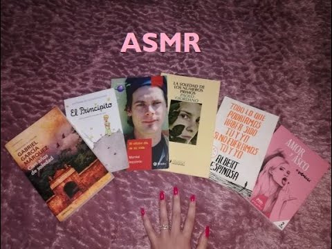 📚ASMR Lectura de libros semi inaudible. Susurros relajantes / Spanish semi inaudible reading