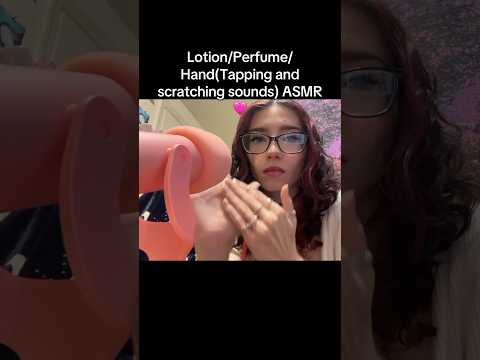 Lotion tapping and scratching ASMR