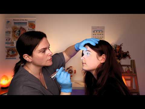 ASMR Detailed Real Person Eye Exam For Relaxation