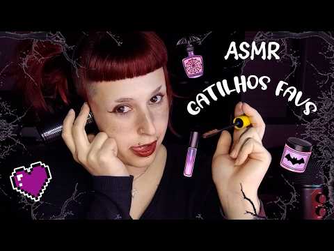 Meus Gatilhos FAVORITOS ✨do ASMR com SONS DE BOCA