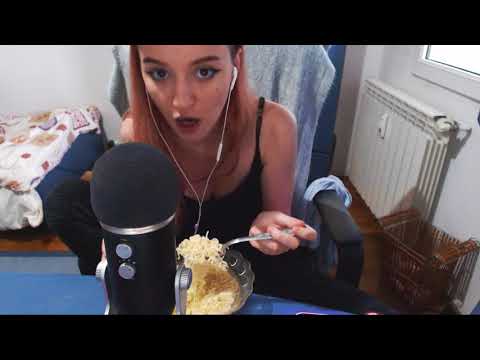 SLURPING EATING UNINTELLIGIBLE WHISPERS ASMR