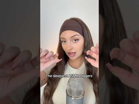 Sleepiest ASMR triggers 😴 #asmr #tingles #triggersforsleep #asmrtingles #relax