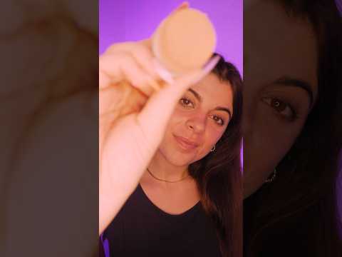 POV: ti trucco in 30 secondi 🌼💜 ASMR ITA | #asmr #relax