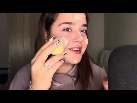 Bana makyaj yapıyoruz 💚💖 TÜRKÇE ASMR 🧿