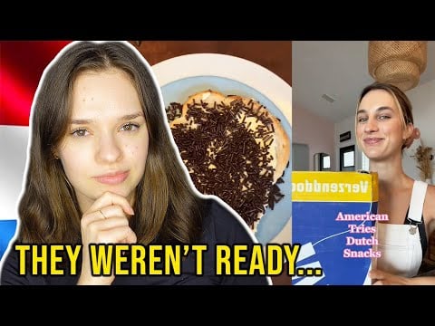 Dutch Girl Reacts to Americans Trying Dutch Food (What They REALLY Think)