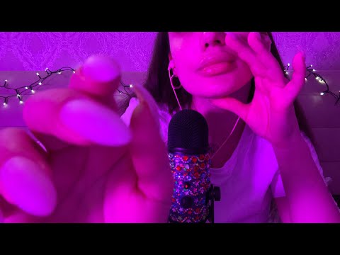 ASMR| Mouth Sounds, Hand Movements, Hair Brushing, Lip Gloss Application and etc.