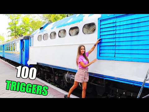 ASMR 100 TRIGGERS Public Park Cafe | АСМР 100 ТРИГГЕРОВ за 8 минут в КАФЕ и ПАРКЕ