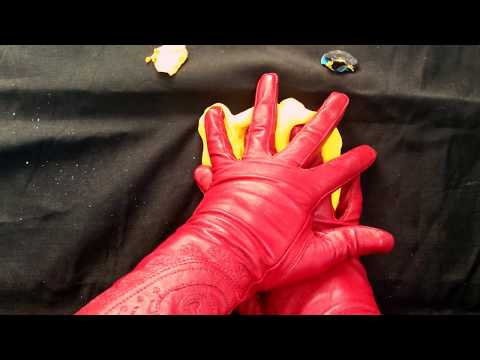 LEATHER GLOVES 😆😍 Getting dirty❗❓  [[ASMR]]