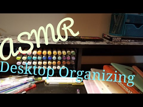 ASMR Desktop Organizing!