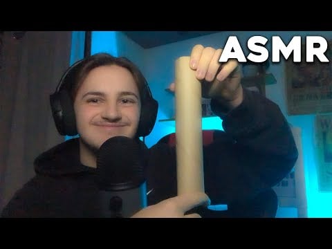 ASMR ~ Moi et ce rouleau allons t’endormir ce soir (Fast Tapping & Mouth Sound)