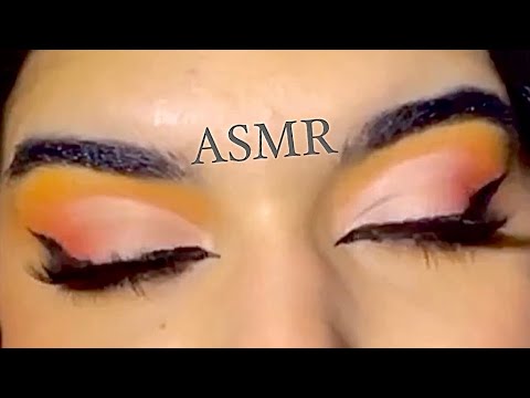 ASMR MINI TUTORIAL DE MAQUILLAJE 🌅 🧡