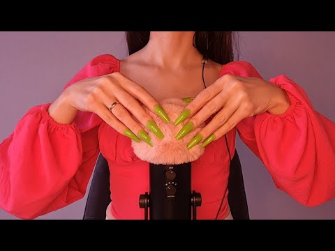 ASMR Brain Massage With Fluffy Mic Cover at 100% Intensity (No Talking)