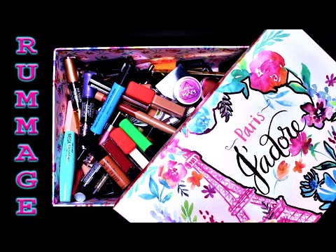 ASMR: Makeup Rummage | Opening Lids | Tapping | Snapping | No Talking