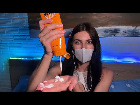 ASMR Hand Lotion Sounds 💖 Creamy Relaxation & Deep Sleep Triggers | Tingles Guaranteed