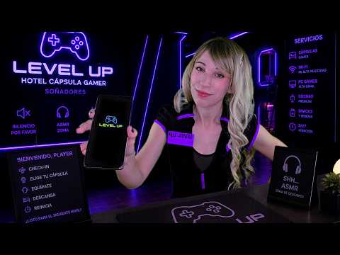 ASMR | Hotel Cápsula para Gamers | Experiencia Única e Inmersiva | Roleplay Español