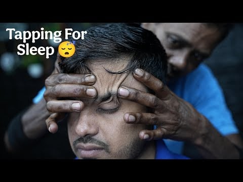 ASMR: The Ultimate Forehead Tapping Experience with Unique Textures | Old School Scratching Massage