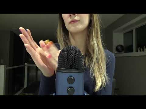 ASMR rainbow nail clapping