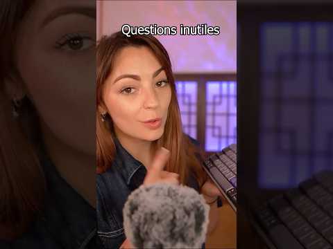 Questions inutiles et sons de clavier   #asmr #relax #triggersforsleep