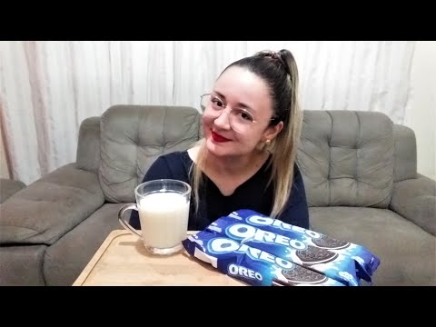 ASMR MUKBANG: COMENDO OREO (SONS DE MASTIGAÇÃO)🎧