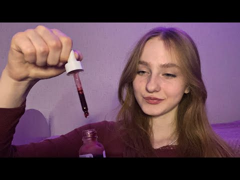 ☀︎ ASMR кровавый пилинг ☀︎ уход за кожей ☀︎