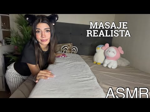 ASMR ESPAÑOL / Te HAGO un MASAJE REALISTA E INTENSO para TODO tu CUERPO ❤️‍🔥 dormirás en MINUTOS