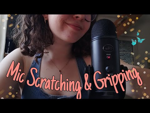 ASMR ~ Mic Scratching & Gripping ~ Rambling ~ Mouth Sounds ~ Hand Sounds