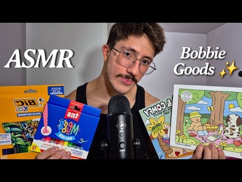 ASMR Binaural | Colorindo Bobbie Goods & conversando até você cair no sono 🎨✨😴