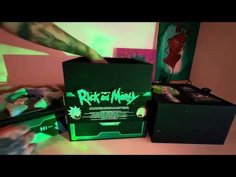 Unboxing kit de maquiagem Rick & Morty ASMR 🪐