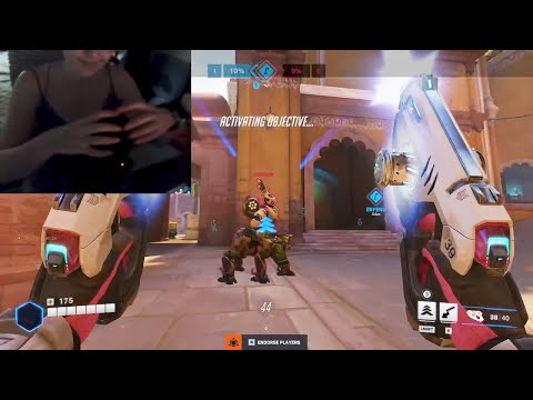 ASMR bad overwatch gameplay BUT lots of tingly sounds