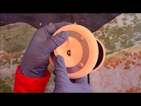 ASMR | Ear Touching & Palpation Exam - Otoscope, Soft Spoken, Gloves, Visual Triggers
