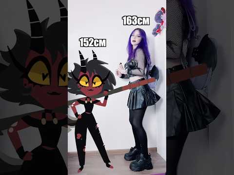 Helluva Boss heights are back!  #hazbinhotel #helluvaboss #cosplaygirl #cosplayer #cosplay