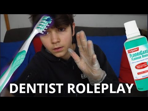 [ASMR] Dentist Roleplay (mouth + tapping + liquid soudns)