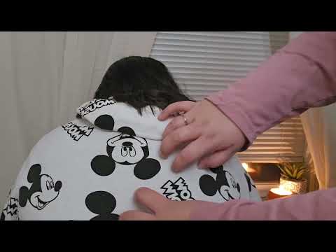 🎃 ASMR Massage - Scalp, Neck & Back w/ Hair Brushing (No Talking) 🎃
