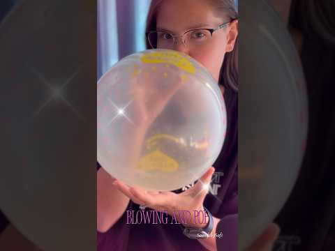 BLOWING 🎈 #blowing #asmr #viralvideo #balloon #pop