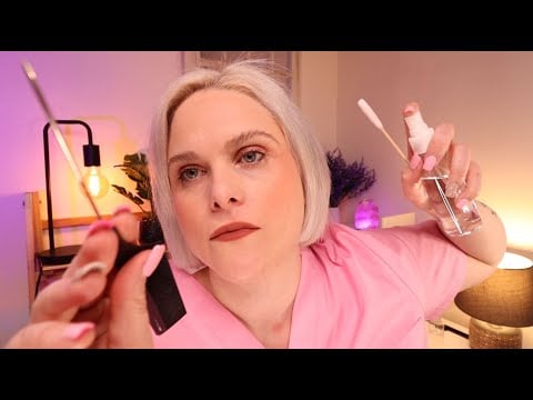 An Immersive  ASMR Scalp Check, Scalp Treatment & Massage: Deep Relaxation