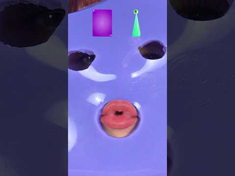 ASMR Jelly Sheet, Gummy Eyeballs #shorts